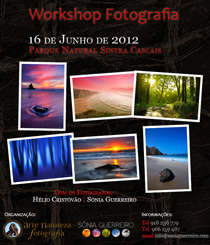 Cartaz Flyer Workshop Fotografia Sintra Cascais